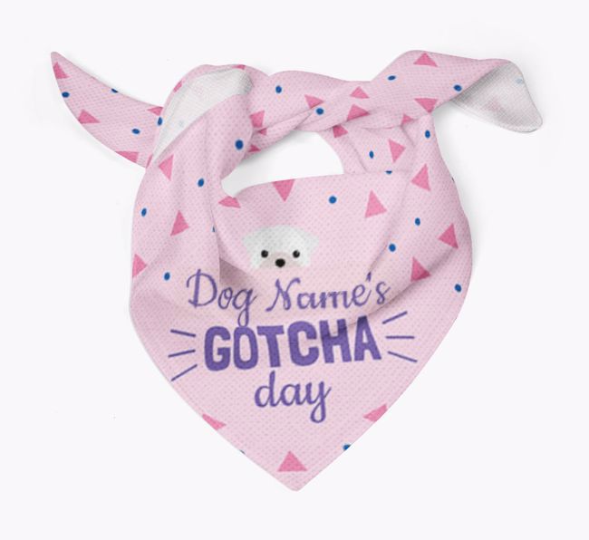 'Gotcha Day' - Personalised {breedFullName} Bandana